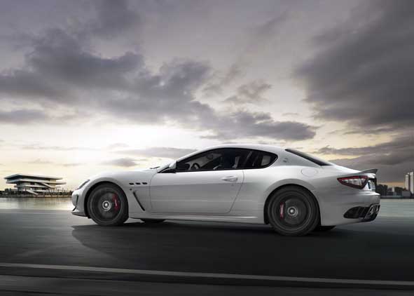 The GranTurismo MC Stradale produces more aerodynamic down force without 